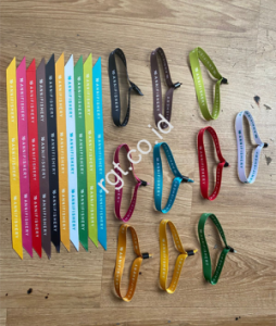 tiket gelang lanyard 2 sisi
