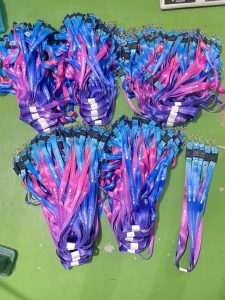 lanyard 2 sisi dengan stoper sambungan