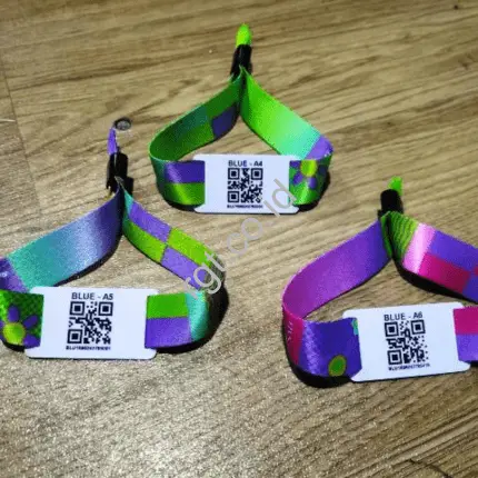 tiket gelang lanyard 2 sisi dengan pvc