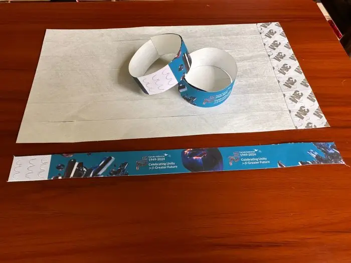 gelang bahan tyvex